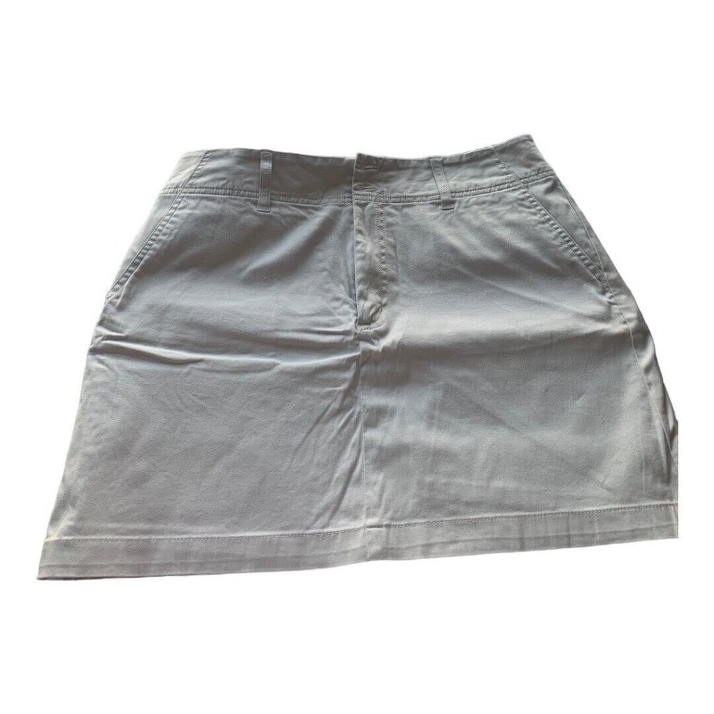 Sonoma Lifestyle Stretch Khaki Women's‎ A Line Skort Size 12 Ladies Beige Skirt